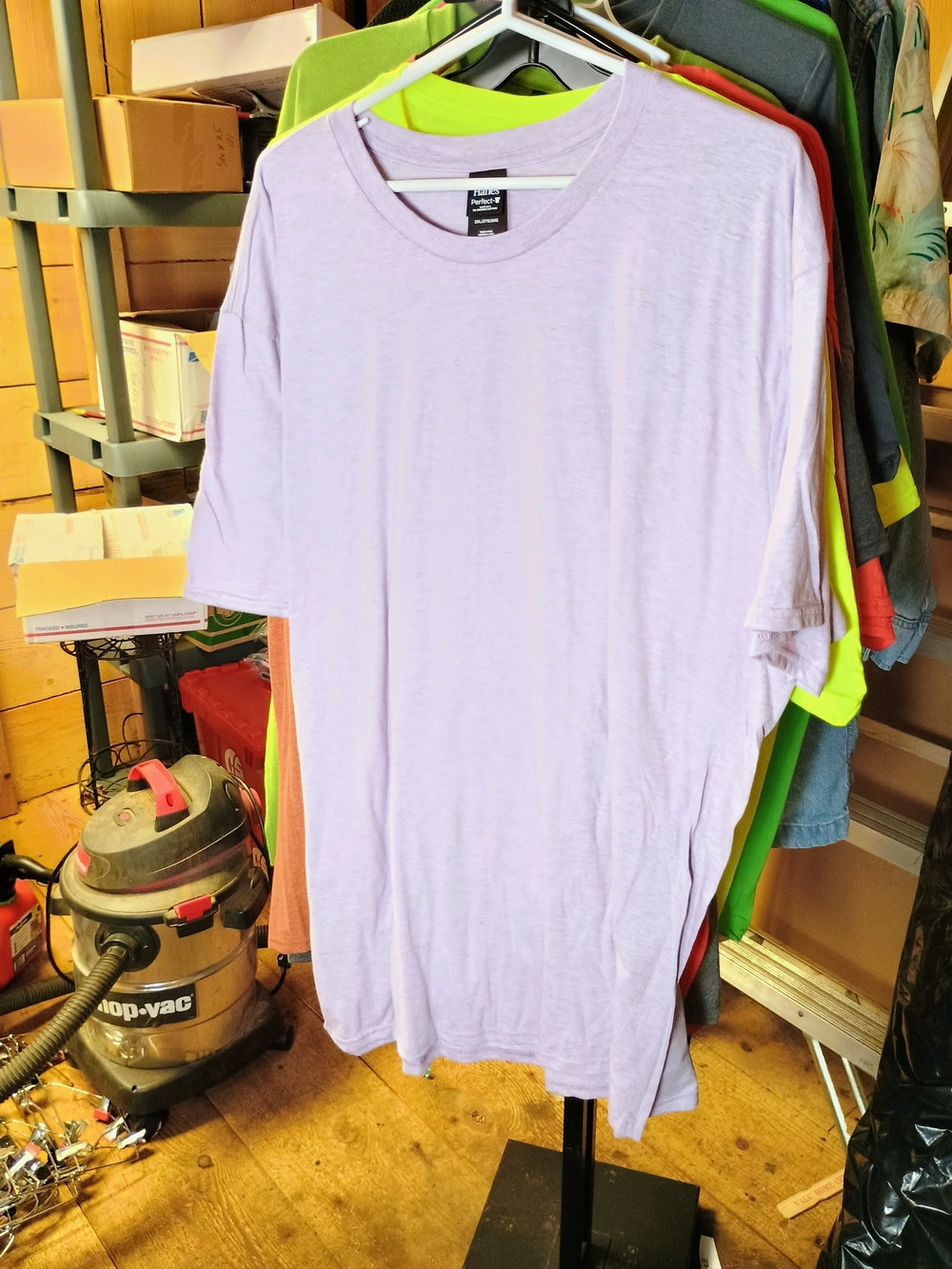 5 Assorted Solid Color Crewneck Tees - Pastel & Bright Pack #2 Bin 22 - Picture 15 of 16